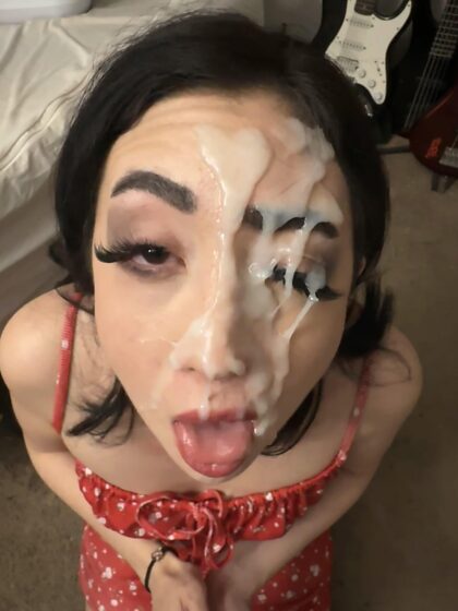 Fuck me with cum on my face?