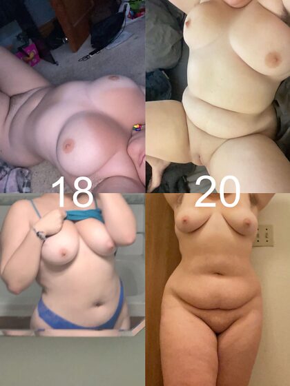 ¿Les gusta más mi cuerpo de 18 o de 20 años?
