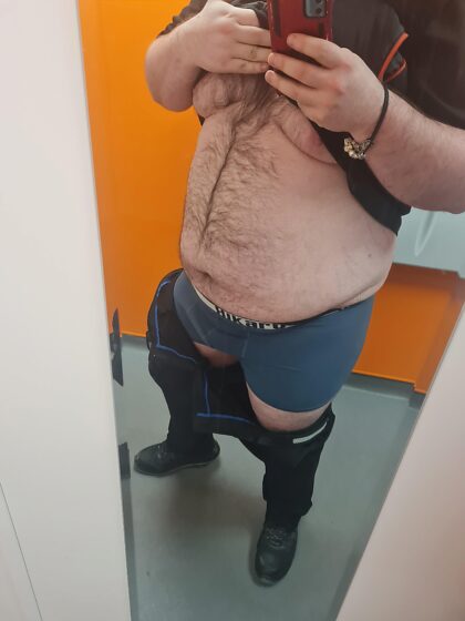 Cheeky pic in the staff toilet at work 