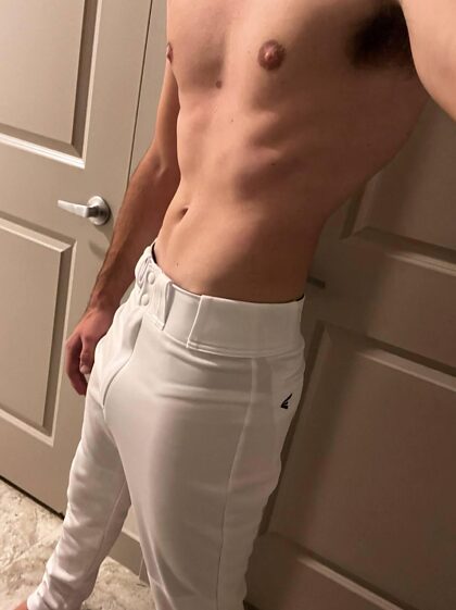 21 What does daddy think of a horny baseball boy like me?