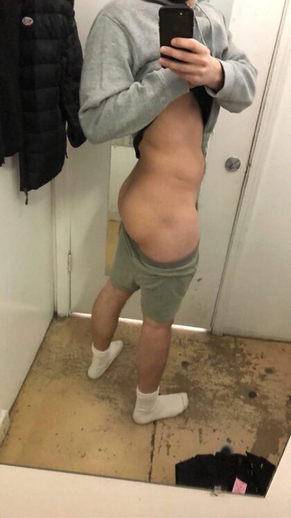 Would you eat it in the thrift store changing room? Be honest