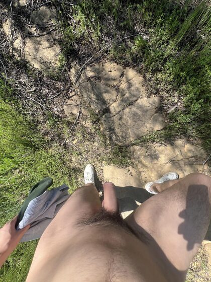nothing like hiking nude and having the sun shine on all of ya