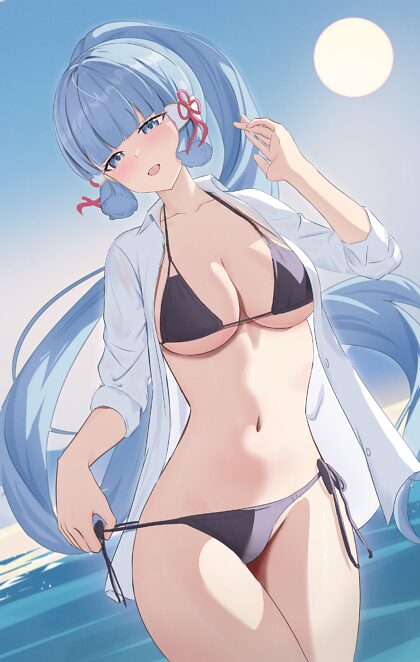 Ayaka in bikini