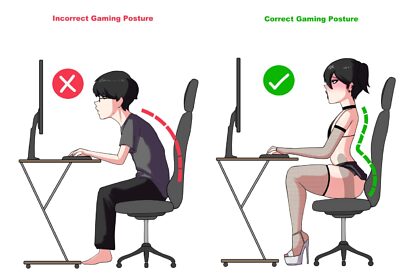 你现在正坐在电脑前吗？  但你是怎么坐的？  别忘了正确的姿势