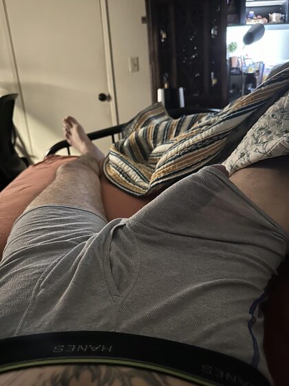 This morning bulge needs a mouth!