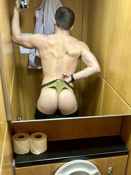 Another day. Another thong at the office 