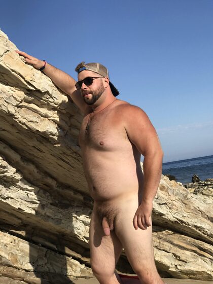 Bear-Bro à la plage