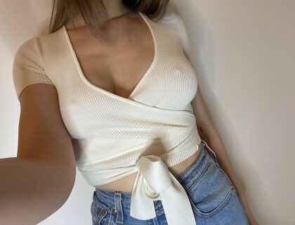 This top was meant to be worn with pokies