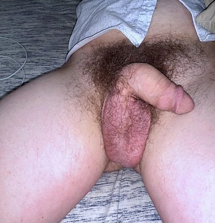 It’s untrimmed and thick 