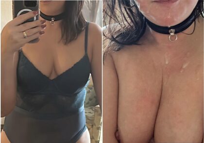 Before and after being utterly destroyed. I always want it on me, preferably dripping from my face.