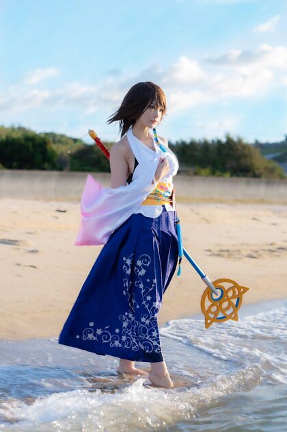 Yuna uit Final Fantasy X van Moogle_Cos