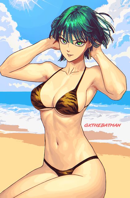 Fubuki en bikini de tigre
