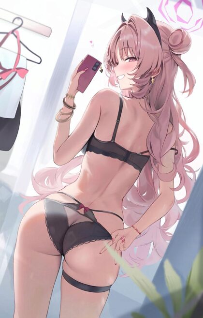 Kirara showing off her lingerie