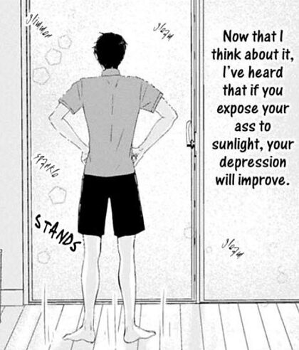 a yaoi’s interesting way to cure depression