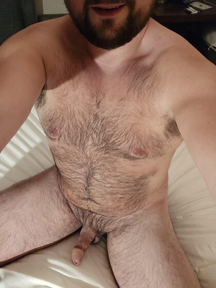 Let's rub hairy bodies together. 
