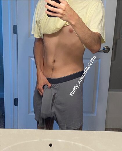 What’s your reaction to my bulge?