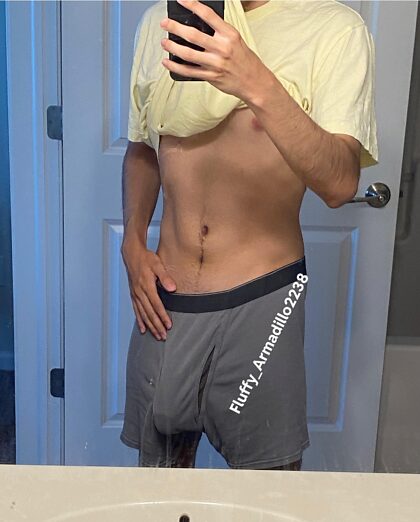 What’s your reaction to my bulge?
