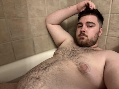 Big boy, small tub lol