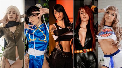 Geek Pride avec certains de mes cosplays préférés : Legolas, Chun Li, Tifa, Black Widow et Lola Bunny