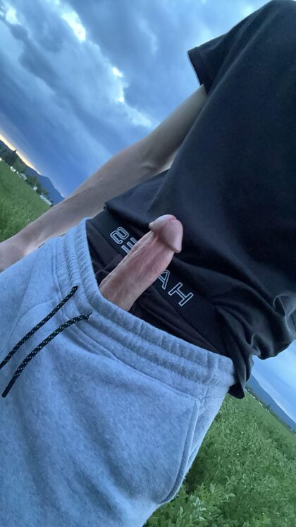 Walking the trail with my cock out