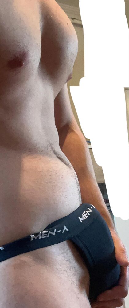 First time posting my nudes. How do you like my jock strap?