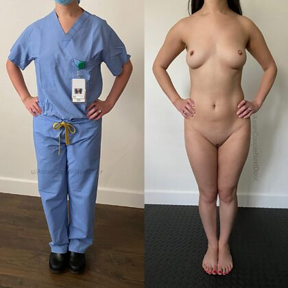Just in case you were wondering what your nurse looked like naked!