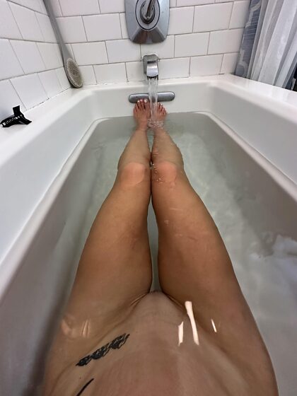 Soaking my legs after a long day!