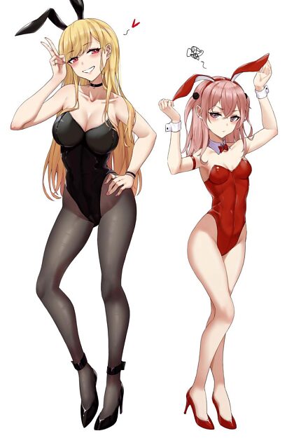 兔女郎 Marin 和 Inui