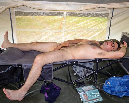 It's too hot for camping.