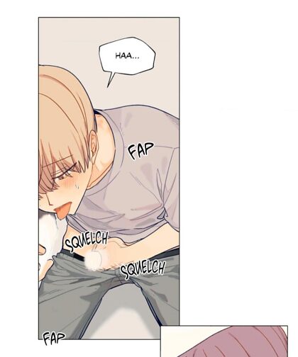 I think this is the first time I've seen someone jerk off while giving head in yaoi
