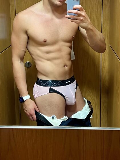 Got some new pink office undies. How are they? 