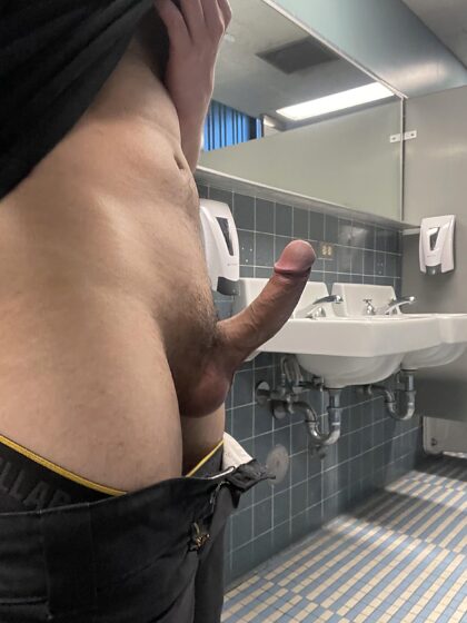 Taking out my Chinese cock in public. Like what you see?