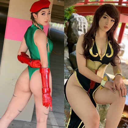 Street Fighter ladies, by caytiecosplay