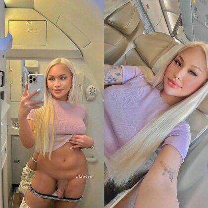 Would you suck me off in the airplane bathroom? :P