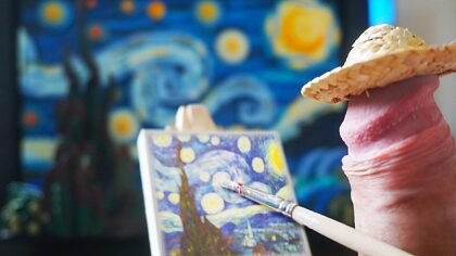 Painting The Starry Night