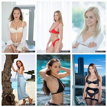 Laquelle de ces six dames a réalisé le meilleur run sur BLACKED ?