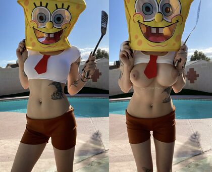 Die SpongeBob-Maske bleibt beim Sex auf