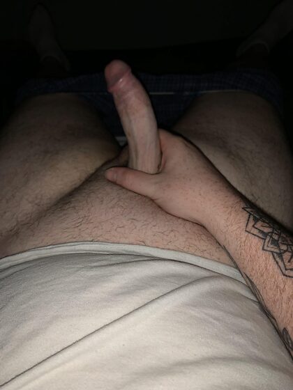 Soft to hard. What would you say if I pulled this out for you? Am I little or average?