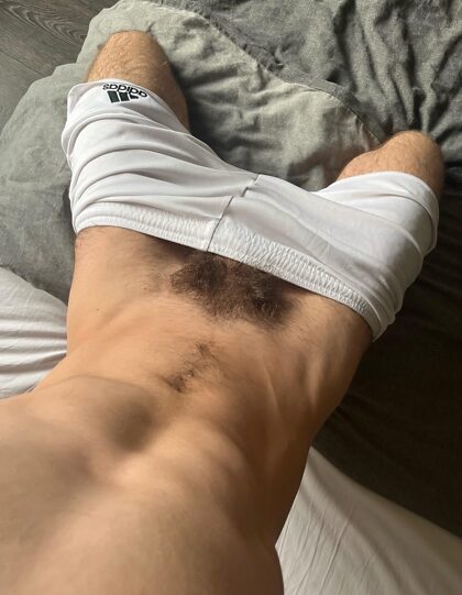Who likes my teen cock covered in pubes. Should I trim them?