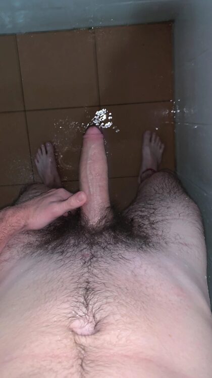 シャワーで私の体、チンポ、お尻