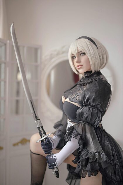 Cosplay 2B de Kuroitsune