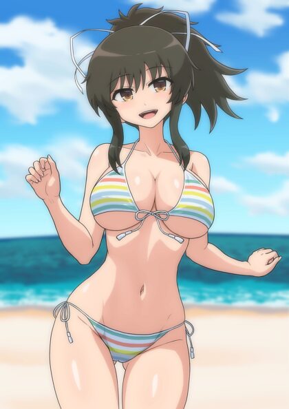 Asuka in spiaggia