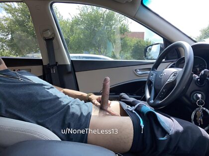 Wanna stroke my cock in the student parking lot? 