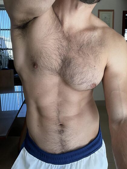 Go for pecs, pits or trail bro?