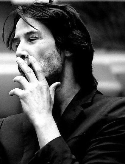 Keanu Reeves.  Jong en oud