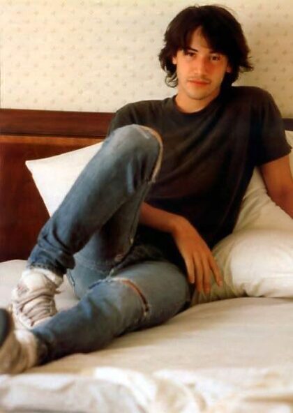 Keanu Reeves. Jóvenes y viejos