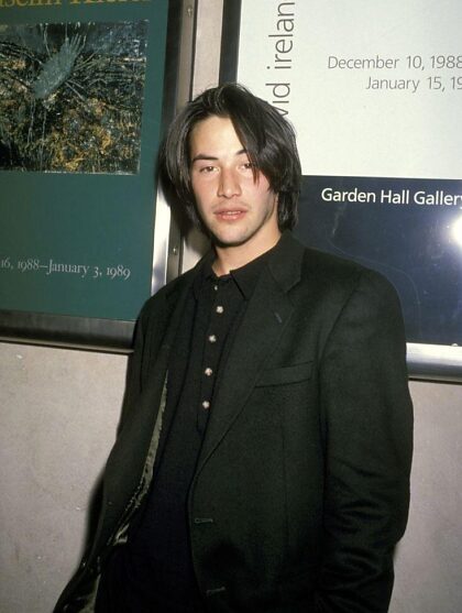 Keanu Reeves.  Jeunes et vieux