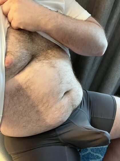 Enjoying my new bulge enhancing boxer briefs…