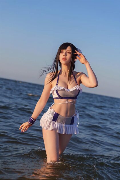 Maillot de bain Tifa cosplay par aka_purin