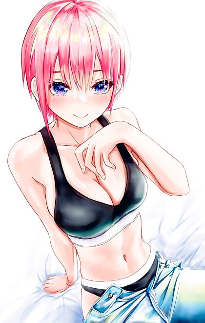 Ichika Blushing While Getting Dressed